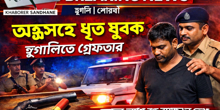 ভোটের আগে বড়সড় নাশকতার ছক ভেস্তে দিল হুগলি গ্রামীণ পুলিশ, আগ্নেয়াস্ত্রসহ গ্রেফতার যুবক